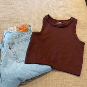 Stylish Brown Tank Top for Women